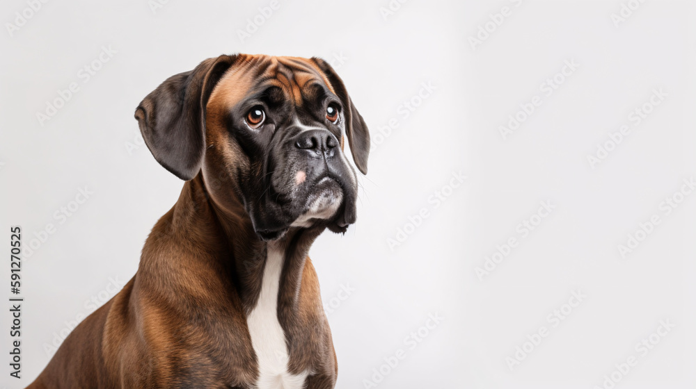 close up of a dog generative ai close up of a dog generative ai