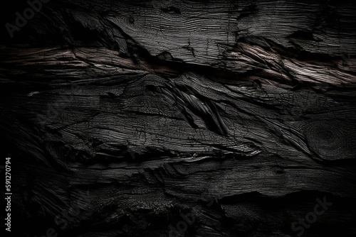 Black Background, Stone, Wall, Grunge Background, Generative Ai © Royal Ability