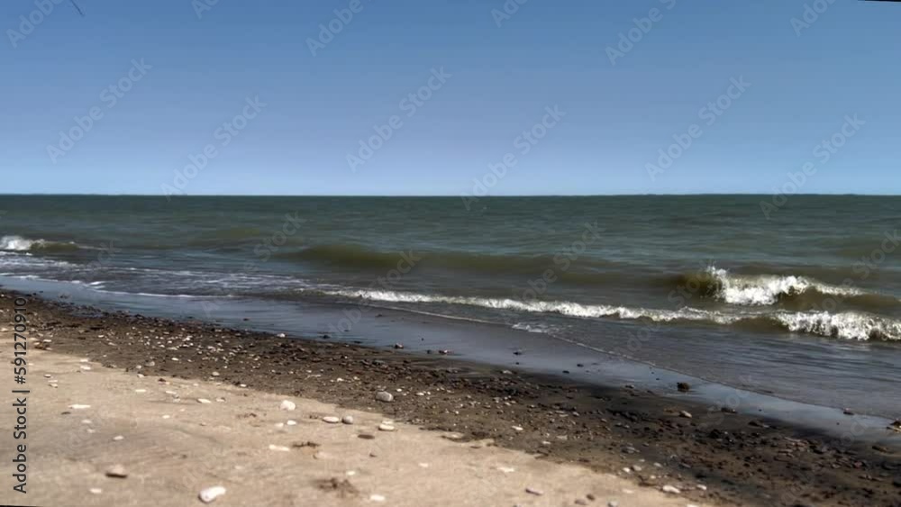 A beach in an island of south Canada in a sunny day A beach in an island of south Canada in a sunny day