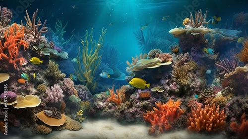 Underwater view off fishes sharks corals colourful  Wallpapers  colourful  beautiful underwater world  high definition   