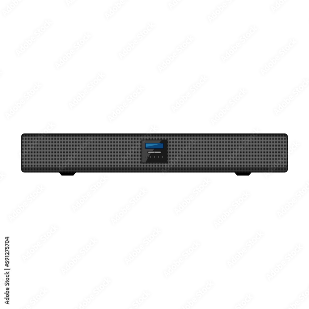 equipment soundbar audio cartoon vector illustration equipment soundbar audio cartoon vector illustration