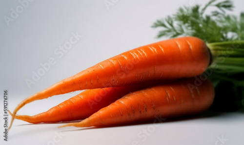 bunch of carrots on a white background