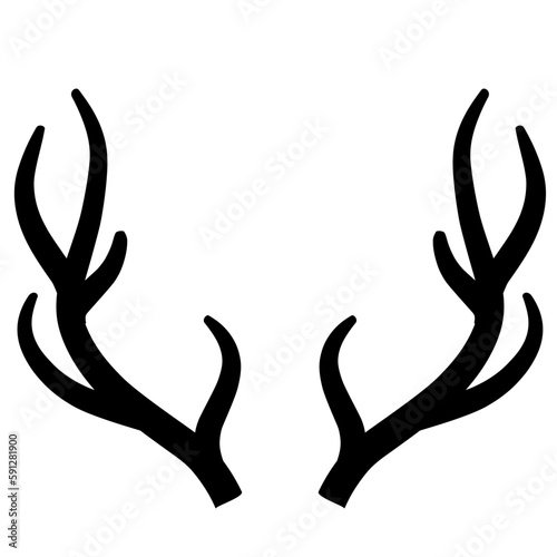 Antler deer illustration