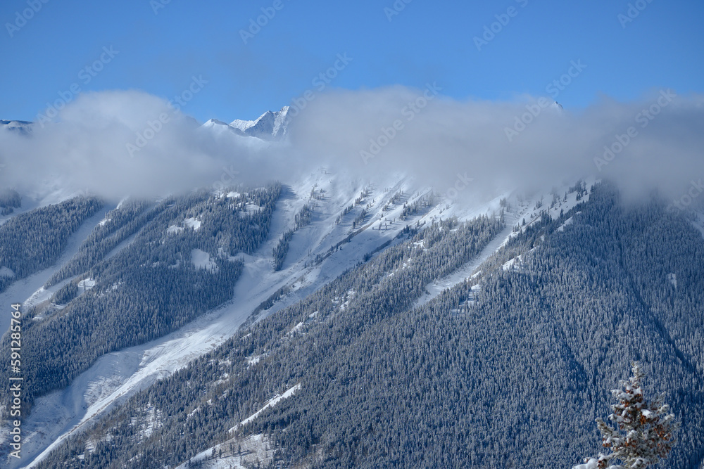 Centro de ski en Montañas de colorado, Estados Unidos