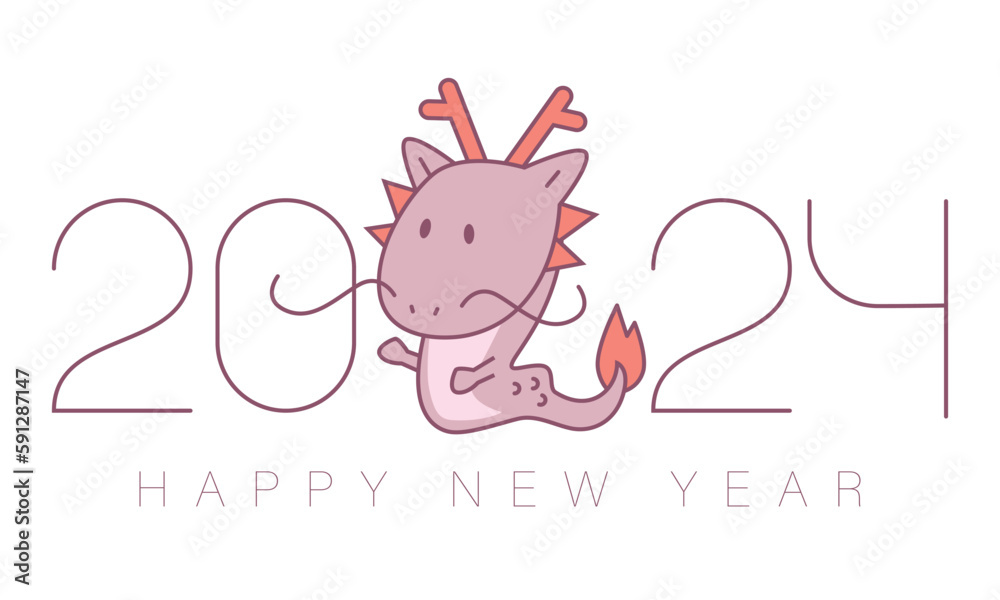 Happy Chinese New Year 2024 Year Of The Dragon Zodiac Sign With Flower   1000 F 591287147 USncFthJqHGQ2XDo1YkgswlQiD0y64Zt 