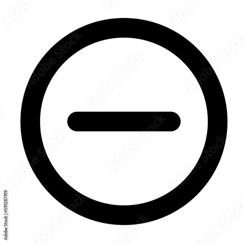 Free Download minus icon, math icon, negative icon, stop icon, remove symbol - GFXLoad