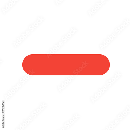 minus icon, math icon, negative icon, stop icon, remove symbol