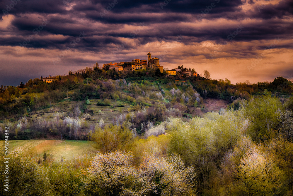 Fototapeta premium Trisobbio - Monferrato - Alessandria