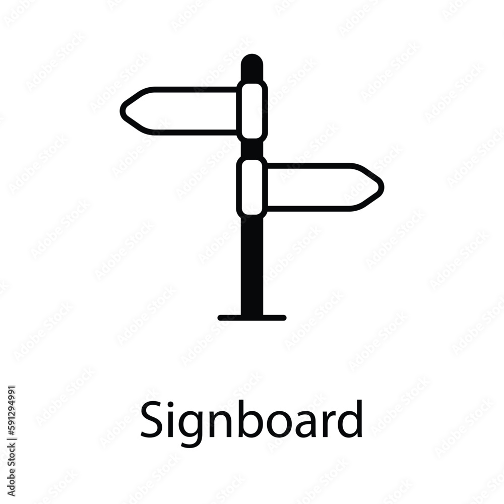 Signboard icon. Suitable for Web Page, Mobile App, UI, UX and GUI design Signboard icon. Suitable for Web Page, Mobile App, UI, UX and GUI design