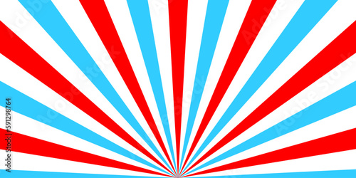 Pink and blue stipes pattern. Circus, carnival or festival background. Explosion, bang, boom, surprise comic effect. Bubble gum, sweet lollipop candy, ice cream texture. Vector flat illustration