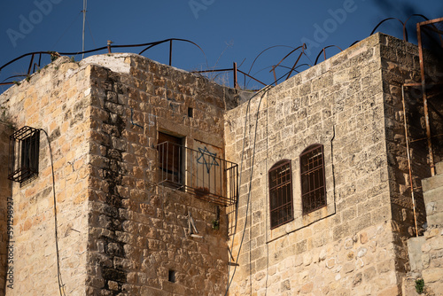 Unoccupied Buildings, Hebron West Bank photo