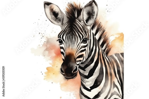 zebra close up