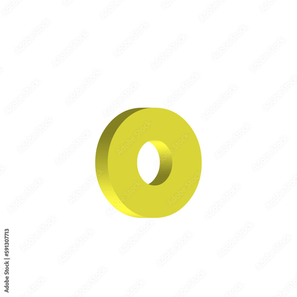 Gold Number 3D Gold Number 3D