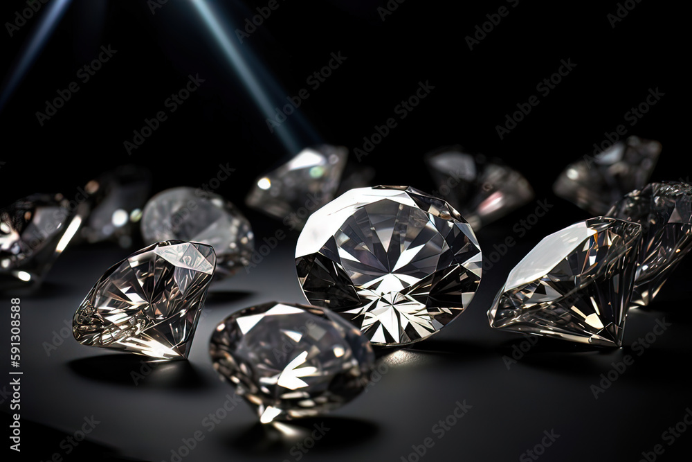 diamonds scattered on a unique surface diamonds scattered on a unique surface