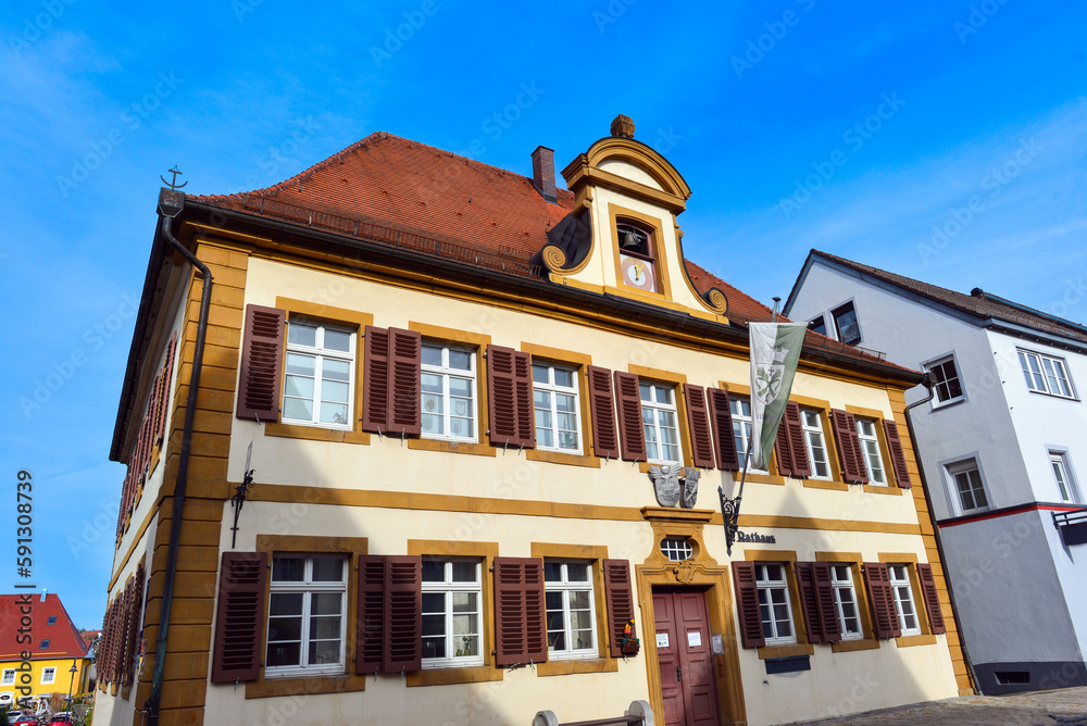 Rathaus Lauchheim im Ostalbkreis / Baden-Württemberg Rathaus Lauchheim im Ostalbkreis / Baden-Württemberg