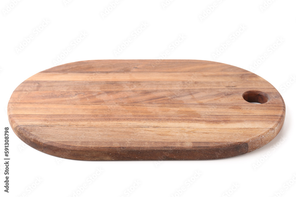 New wooden cutting board isolated on white background New wooden cutting board isolated on white background