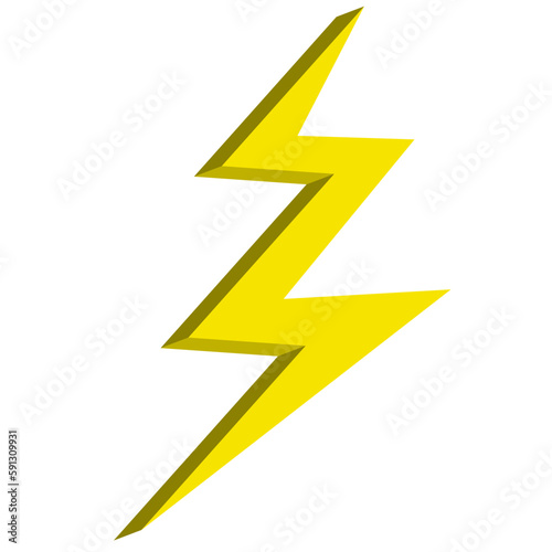 Lightning Illustration Element