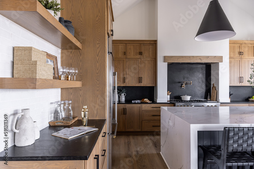 modern kitchen interior