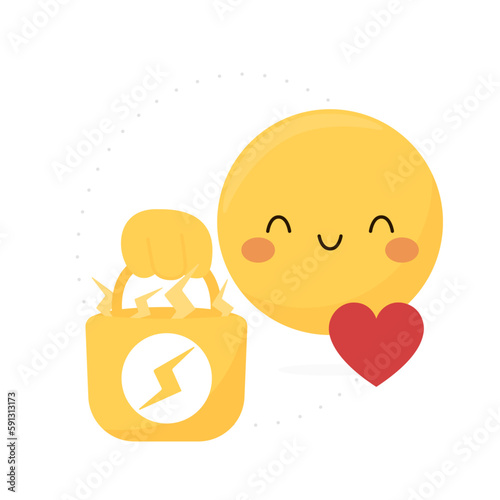 Icono lípidos, emoticón con funciones y beneficios de la macromolécula 