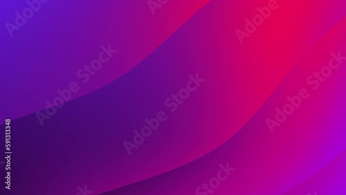 Abstract 3d blue and pink twisted wavy animation.