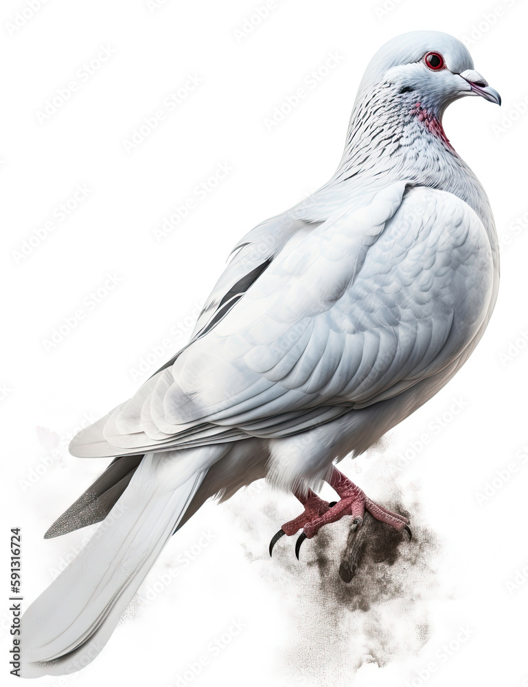 Fototapeta premium Dove, Watercolor, Bird, Logo, Beautiful. Generative AI 