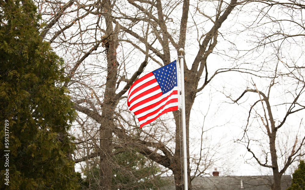 US Flag Symbolizing American Values Of Freedom Democracy And us-flag-symbolizing-american-values-of-freedom-democracy-and