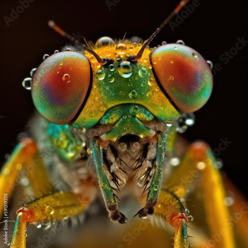 Insect Portrait Macro, AI © TheOdd1 