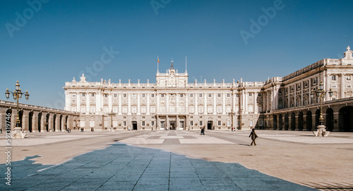 The Royal of Madrid at Plaza de la Armería, Spain