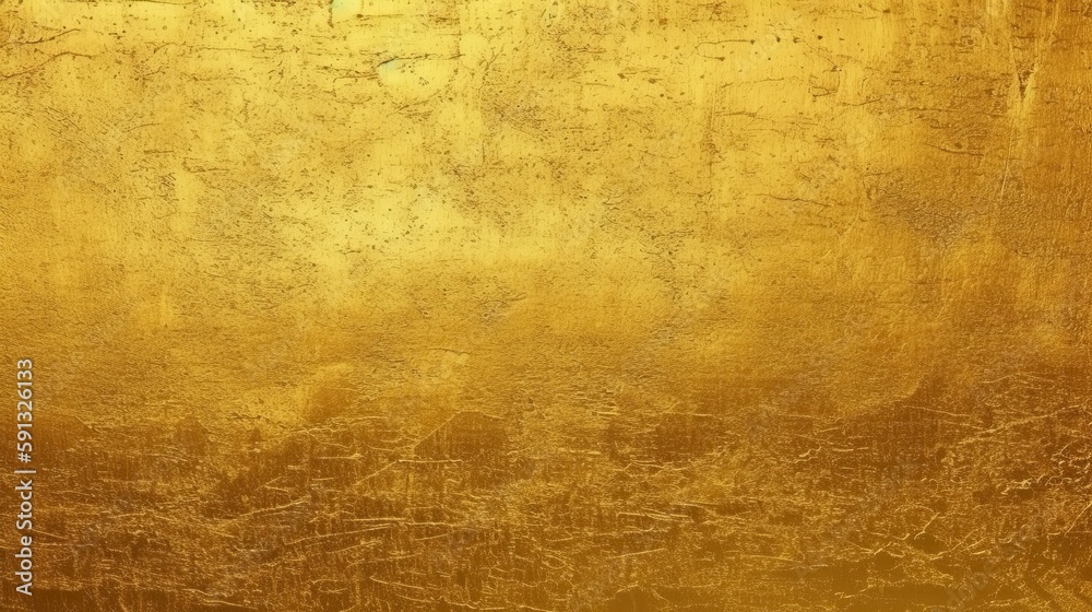 Clean and realistic gold texture background - AI Generated