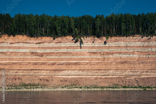 The geological outcrop Opoki, a beautiful natural monuments photo