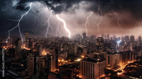 Thunderstorms Bring a City to Life: Urban Energy High