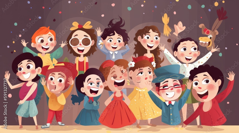 custom made wallpaper toronto digitalChildren participating in theater acting and performing
