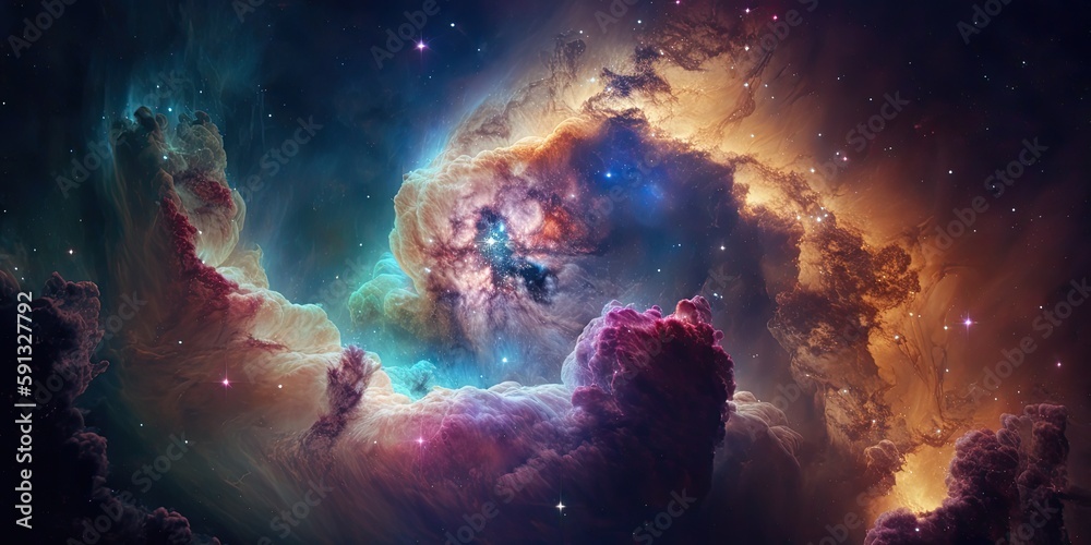 Premium AI Image  Galaxy supernova universe wallpaper