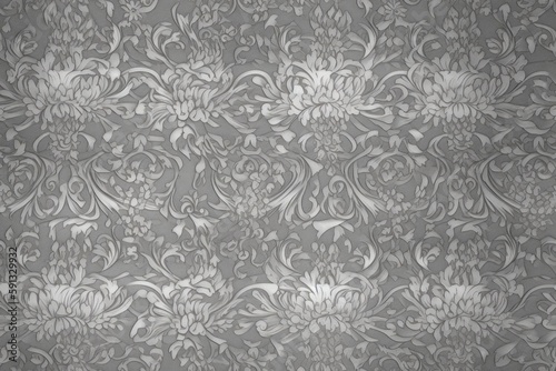 Beautiful Arabic gray silver rough texture, abstract background or wallpaper. AI generated, human enhanced