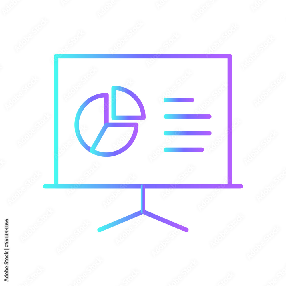 Presentation Business and office icon with blue duotone style. conference, seminar, meeting, communication, discussion, strategy, classroom. Vector illustration Presentation Business and office icon with blue duotone style. conference, seminar, meeting, communication, discussion, strategy, classroom. Vector illustration