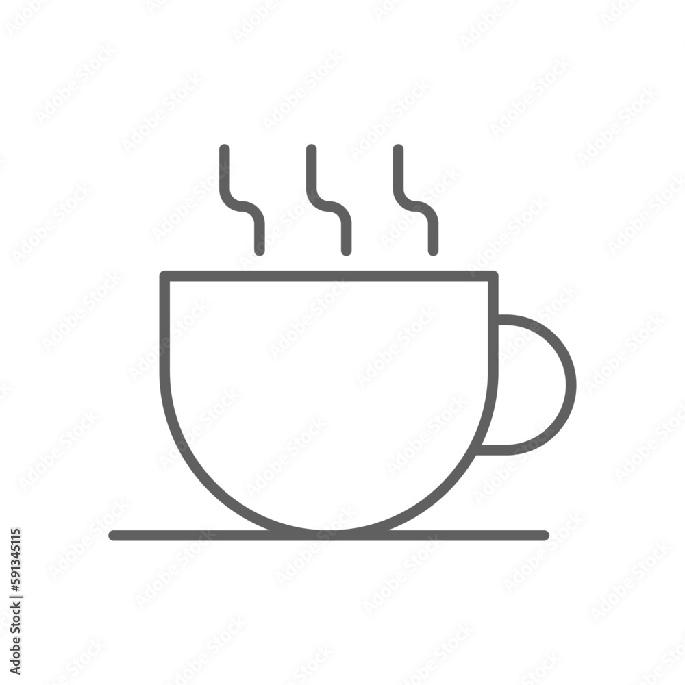 Coffee Business and office icon with black outline style. cup, mug, espresso, hot, cafe, restaurant, cappuccino. Vector illustration Coffee Business and office icon with black outline style. cup, mug, espresso, hot, cafe, restaurant, cappuccino. Vector illustration