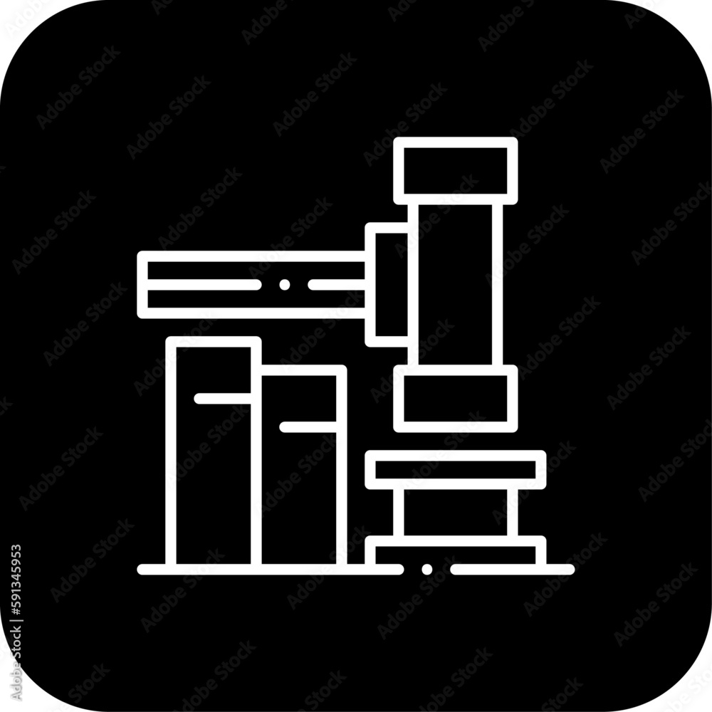 Auction Finance icon with black filled line style. business, bank, safe, law, contract, gavel, balance. Vector illustration Auction Finance icon with black filled line style. business, bank, safe, law, contract, gavel, balance. Vector illustration