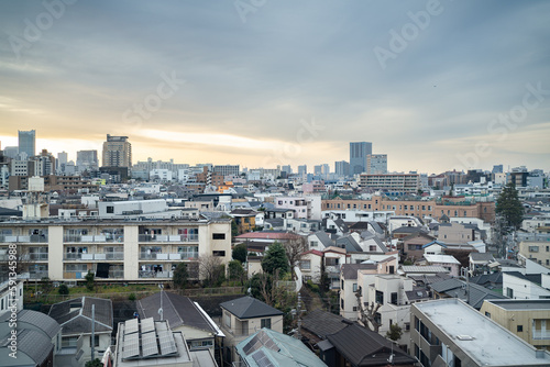 A view of Shinjuku city, Japan photo