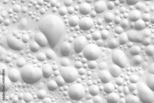 white paint bubbling on wall. generative ai.