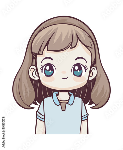 cartoon girl kawaii