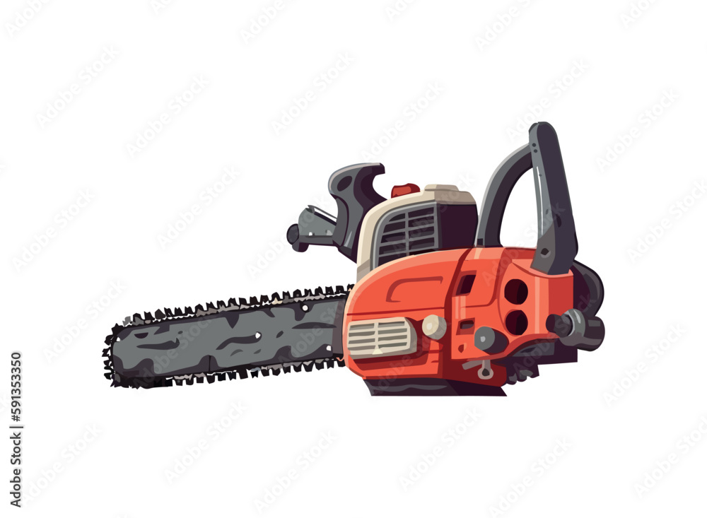 Sharp metal blades chainsaw