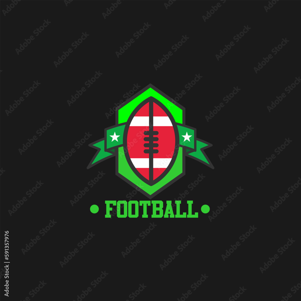 Modern professional logo for a football league Modern professional logo for a football league