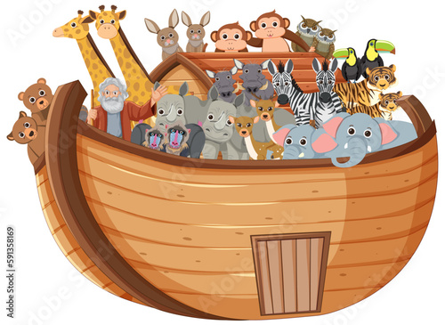 Noah's Ark with Animals