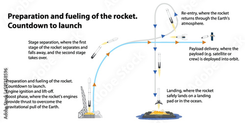 Preparation and fueling of the rocket