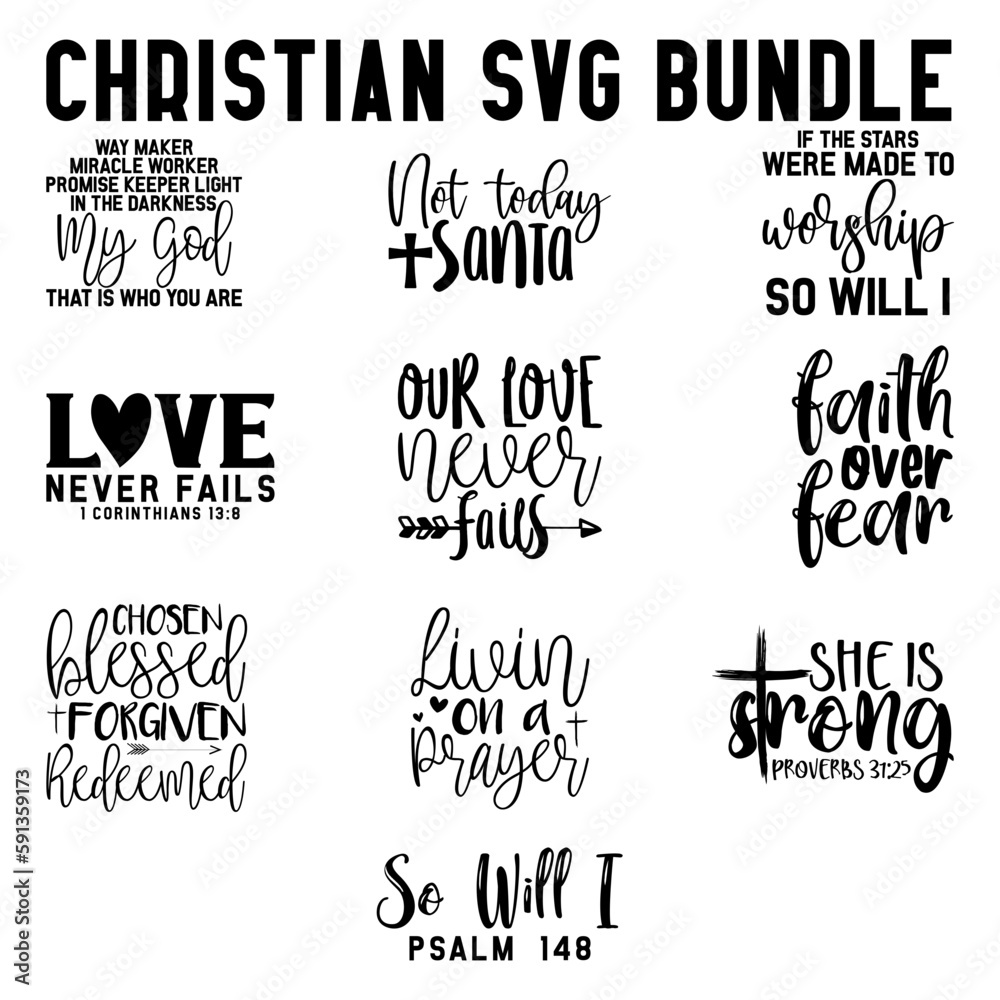 Christian SVG Bundle Christian SVG Bundle