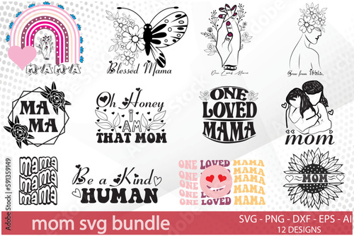 MOTHER DAY  SVG BUNDLE  T SHIRT DESIGNS