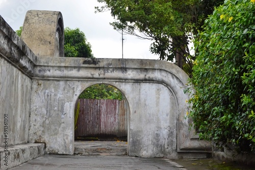 Yogyakarta, Indonesia – January 16, 2020:  Tamansari Water Castle, The Location Is Inside The Palace Of Yogyakarta. Beautiful Place For Vacation In Yogyakarta. Selected Focus photo