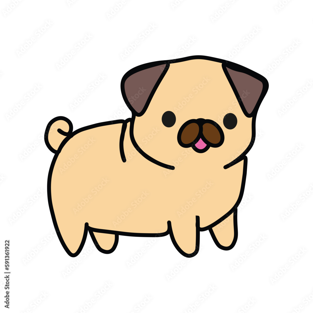 Dog. Drawing of dog,children's toy on white background. Vector Dog. Drawing of dog,children's toy on white background. Vector