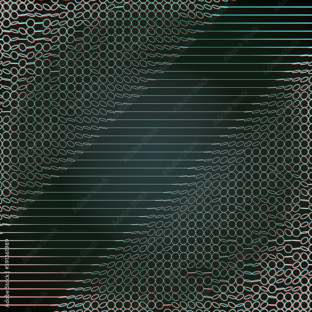 custom made wallpaper toronto digital3d rendering digital illustration of simple white geometric shapes on a dark background