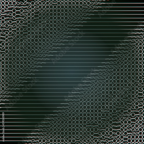 Wallpaper Mural 3d rendering digital illustration of simple white geometric shapes on a dark background Torontodigital.ca